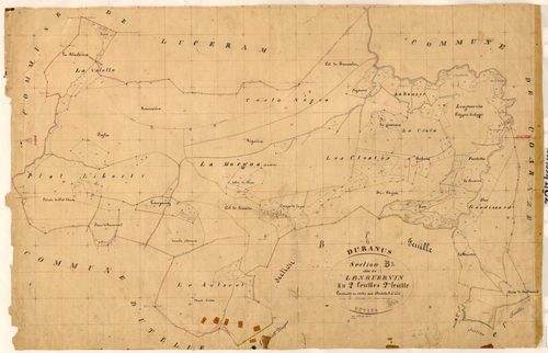Lenguervin. - Plan de section, B2