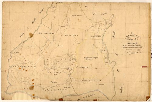 Le Village. - Plan de section, D1