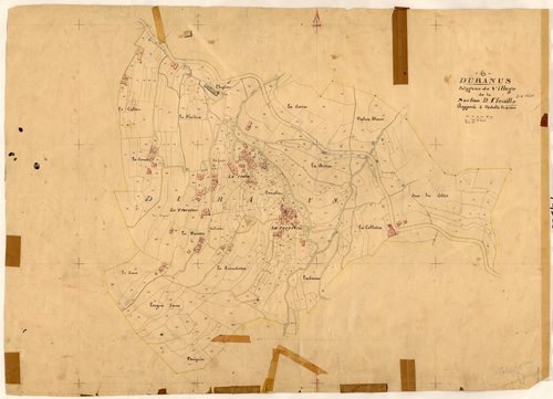 Le Village (développement). - Plan de section, D1(d)