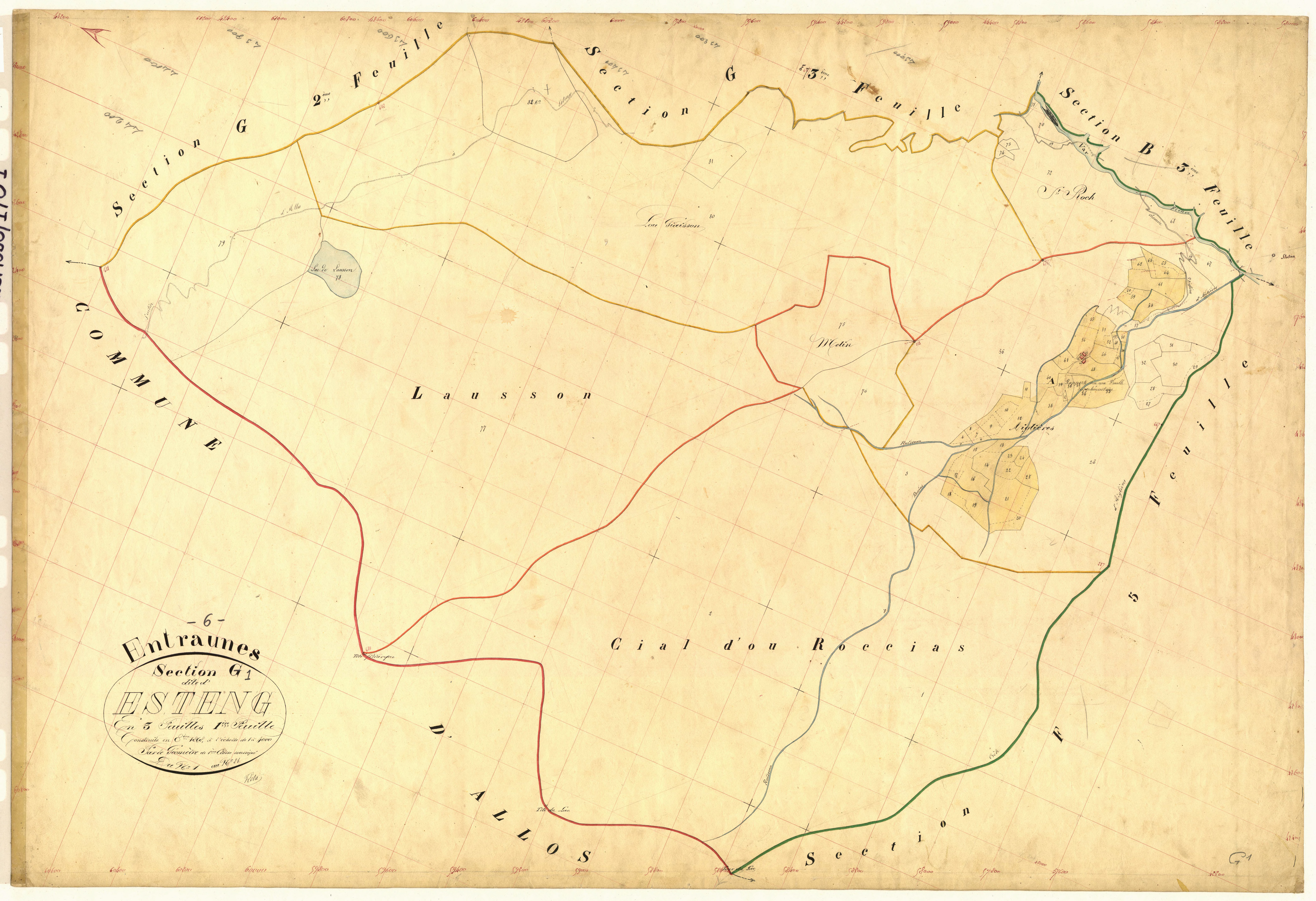 Esteng. - Plan de section, G1