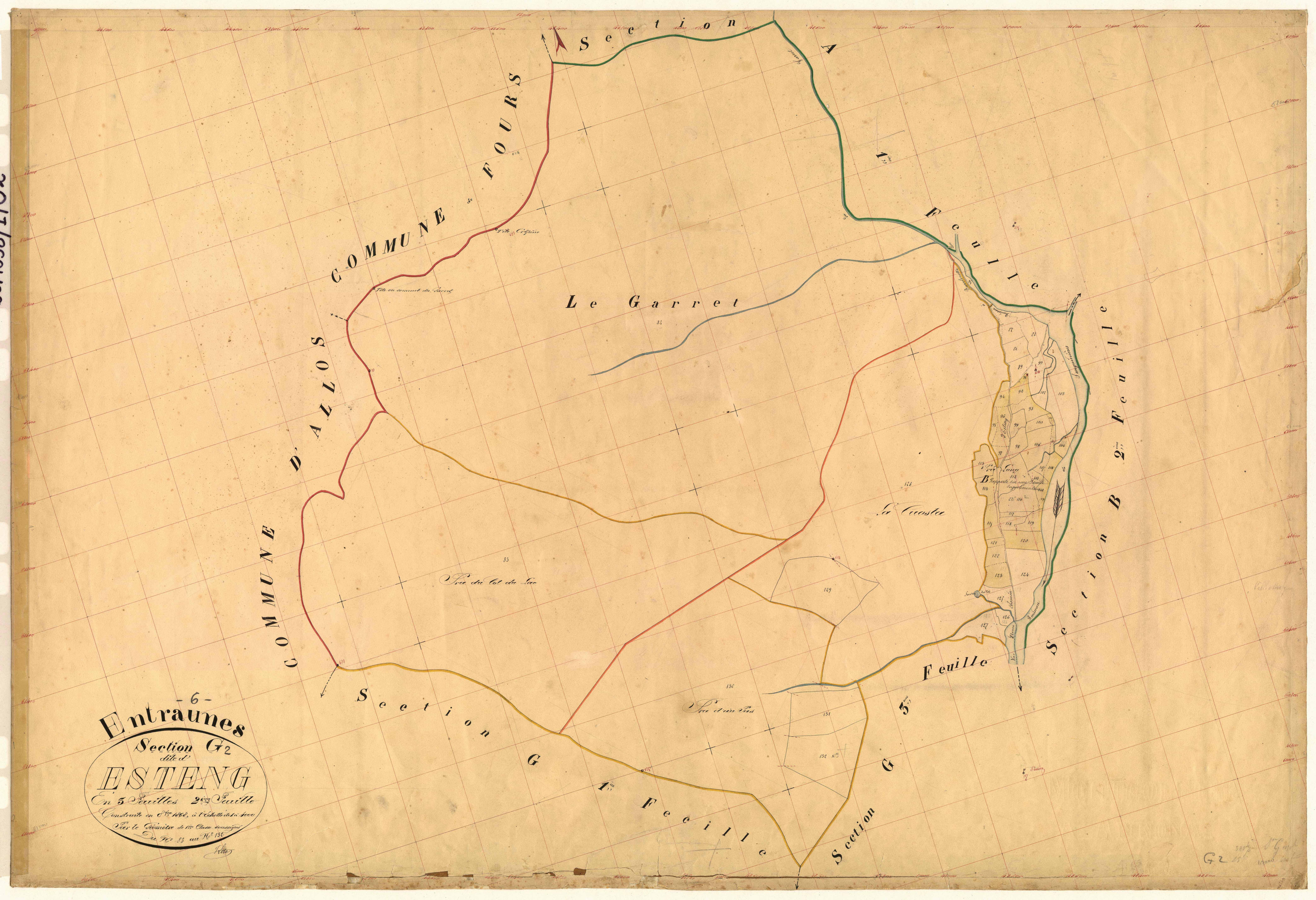 Esteng. - Plan de section, G2