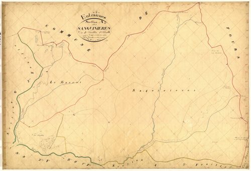 Sanguinières. - Plan de section, A1