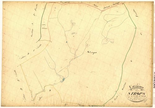 Strops. - Plan de section, B4