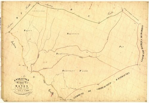 Rayes. - Plan de section, C1