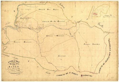 Rayes. - Plan de section, C2