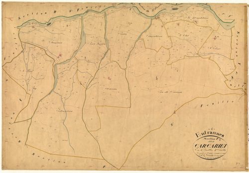Carcariei. - Plan de section, F2