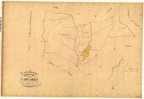 Carcariei. - Plan de section, F3