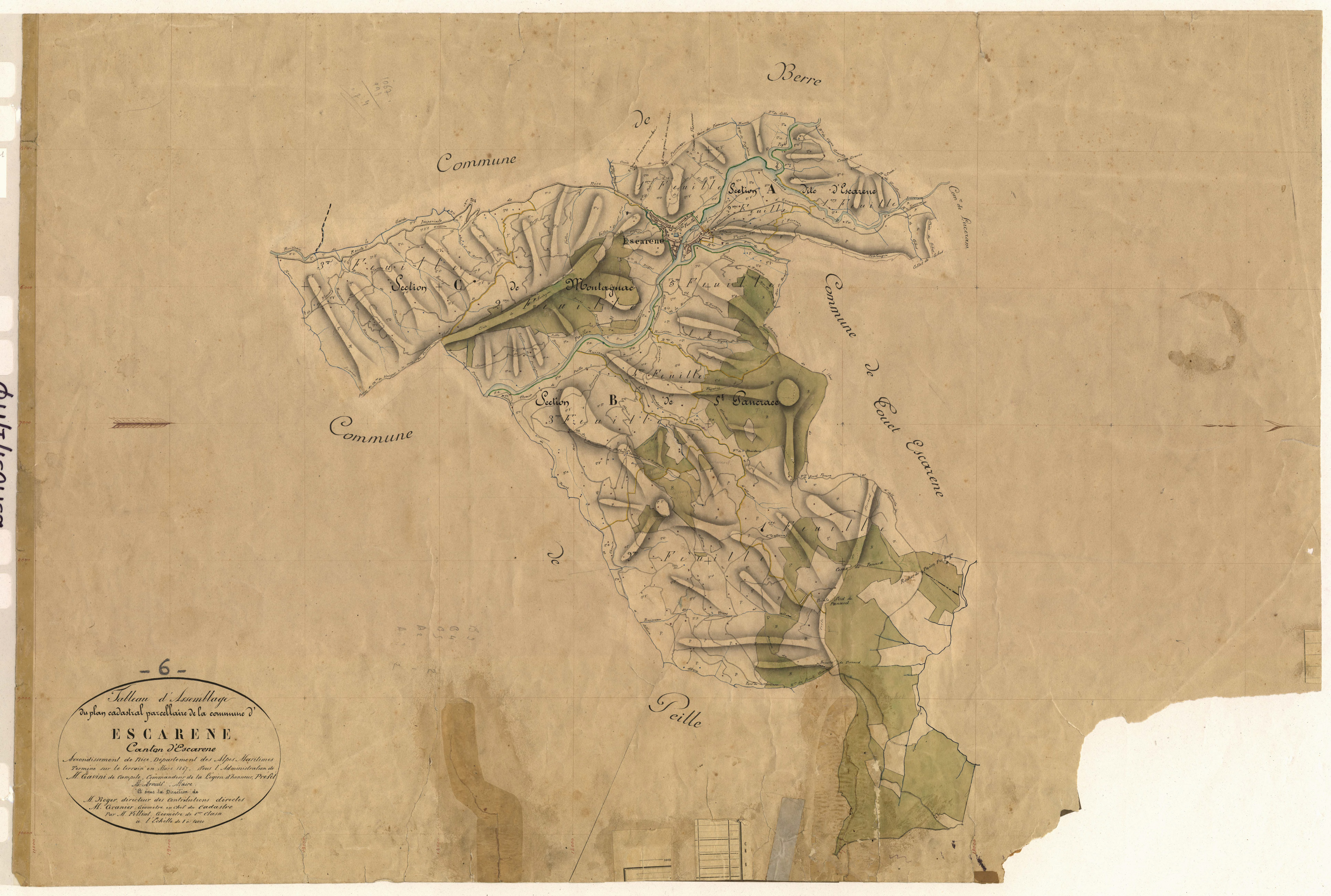 Tableau d'assemblage. - TA
