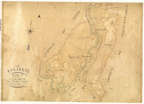 L'Escarène. - Plan de section, A1