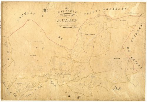 Saint Pancrace. - Plan de section, B1
