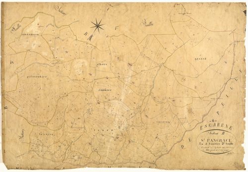 Saint Pancrace. - Plan de section, B2
