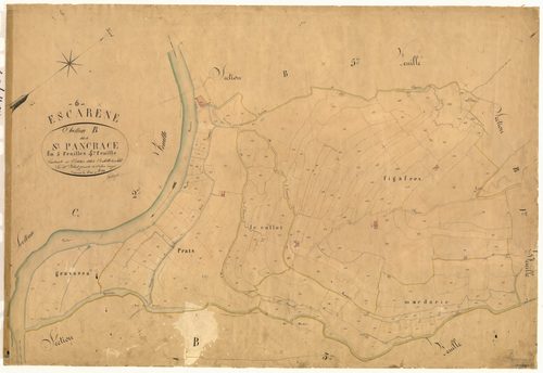 Saint Pancrace. - Plan de section, B4