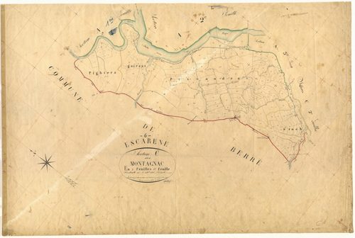 Montagnac. - Plan de section, C1