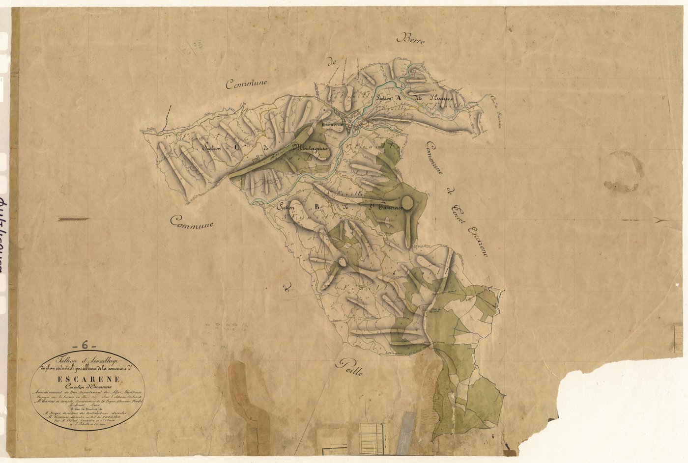 Tableau d'assemblage. - TA