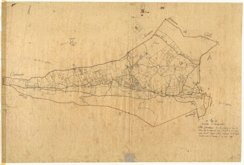 Clars. - Plan de section, A