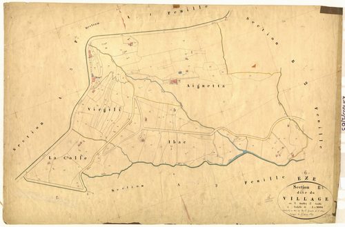 Le Village. - Plan de section, B3