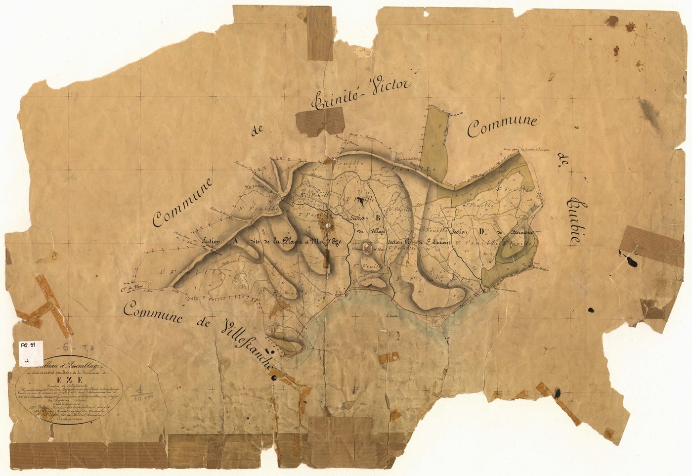 Tableau d'assemblage. - TA