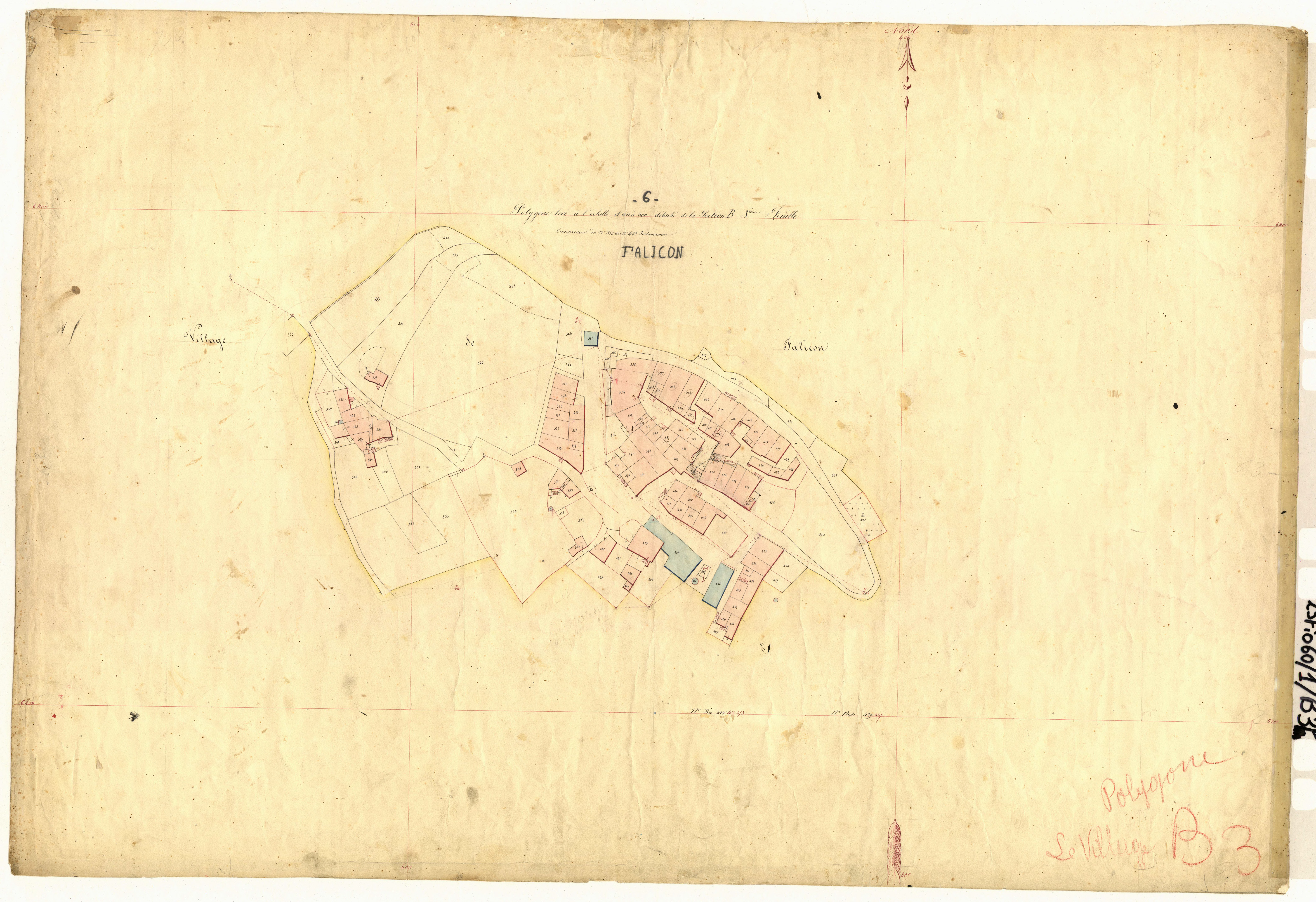 La Ville (développement). - Plan de section, B3(d)