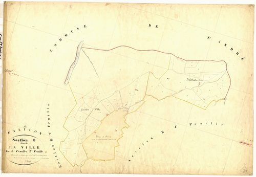 La Ville. - Plan de section, B3