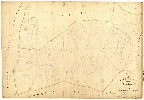La Ville. - Plan de section, B5