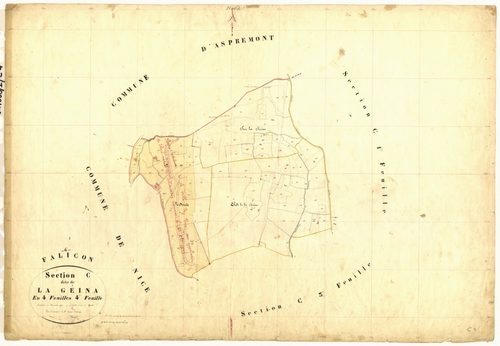 La Geina. - Plan de section, C4