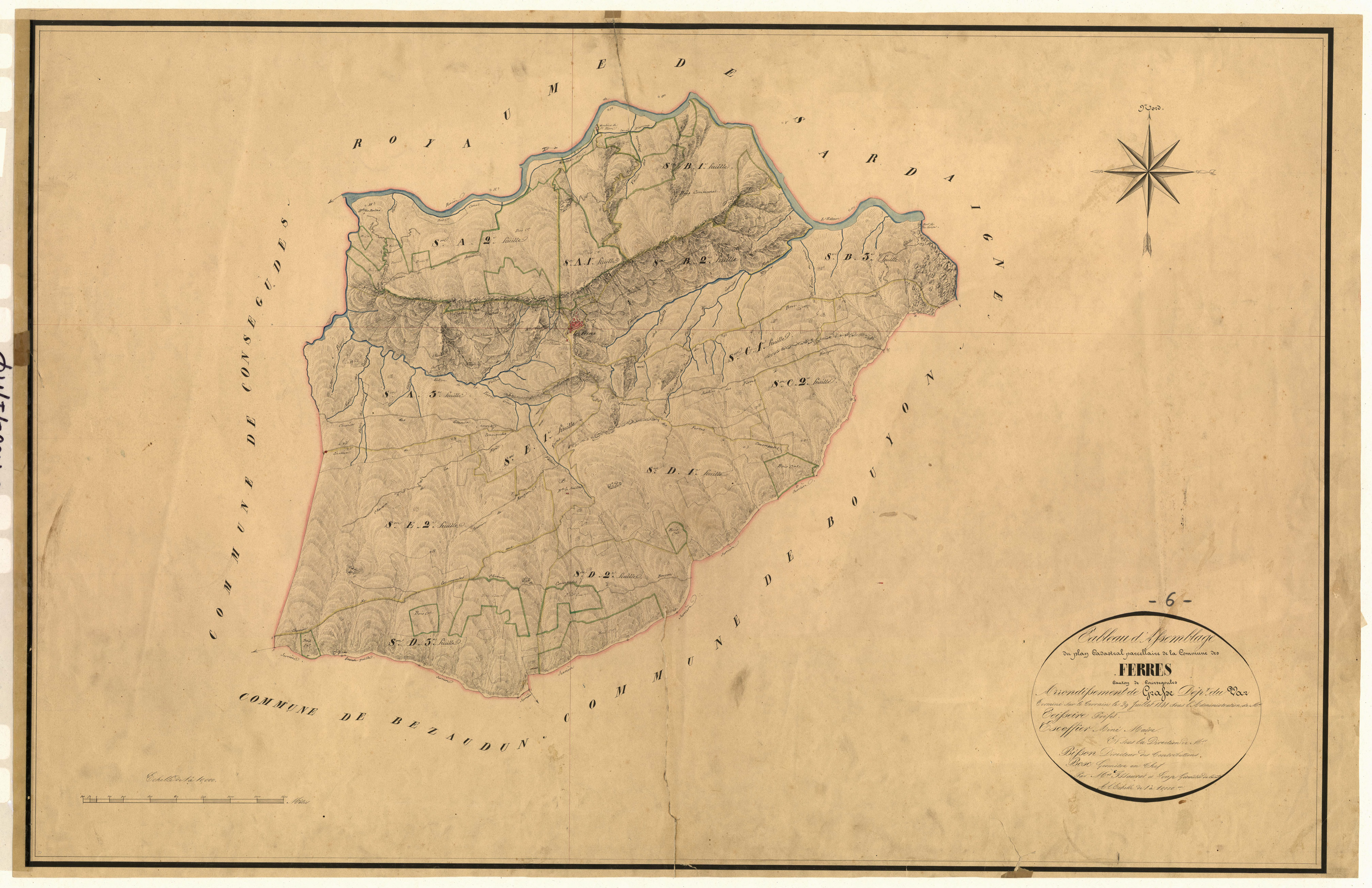 Tableau d'assemblage. - TA