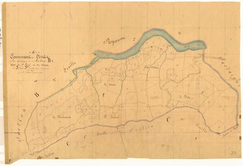 Les Saint Peiré et les Adrets. - Plan de section, B3