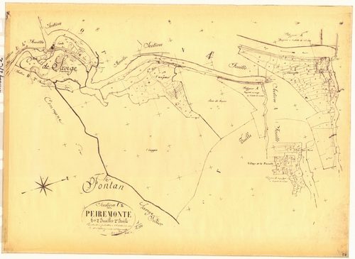 Peiremonte. - Plan de section, C2