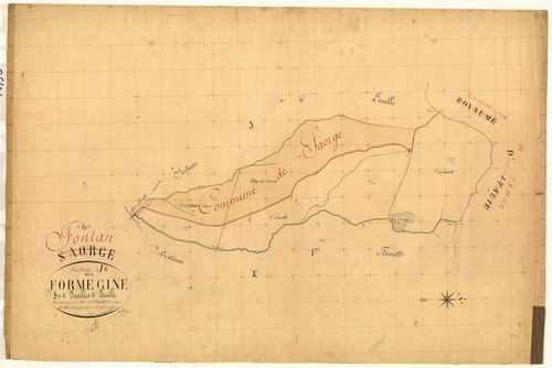 Forme Gine. - Plan de section, J6