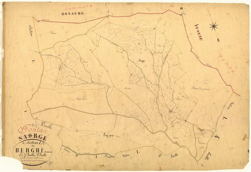 Berghe supérieur. - Plan de section, L2