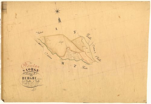 Berghe supérieur. - Plan de section, L3