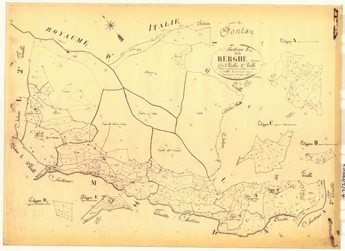 Berghe supérieur. - Plan de section, L4
