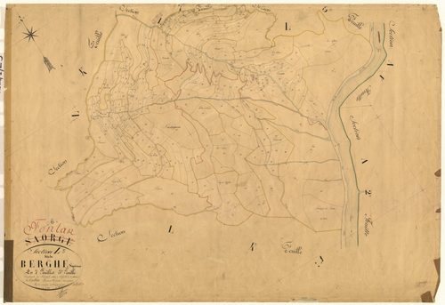 Berghe supérieur. - Plan de section, L5