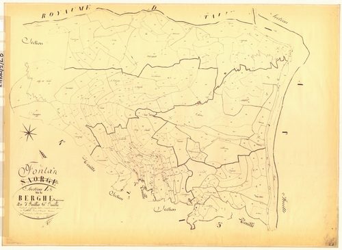 Berghe supérieur. - Plan de section, L6