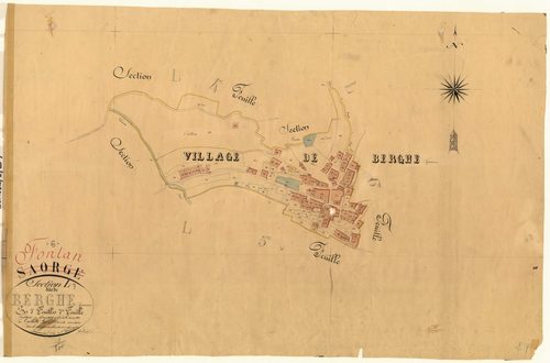 Berghe supérieur. - Plan de section, L7