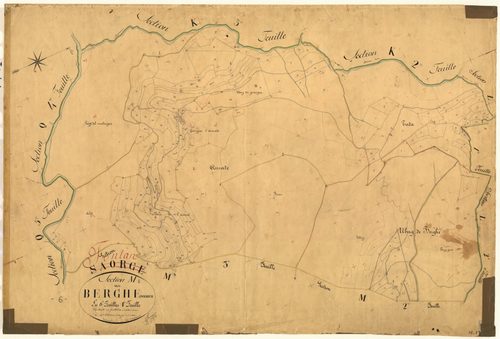 Berghe inférieur. - Plan de section, M1