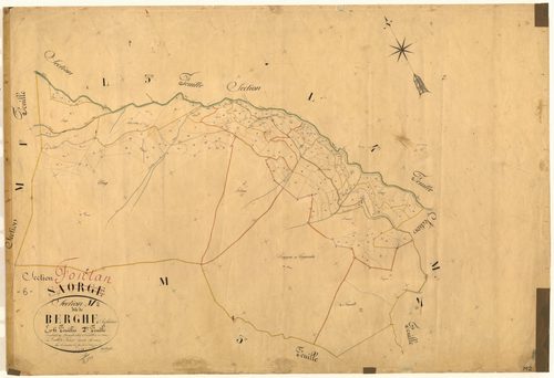 Berghe inférieur. - Plan de section, M2