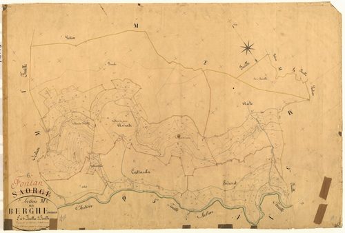 Berghe inférieur. - Plan de section, M3