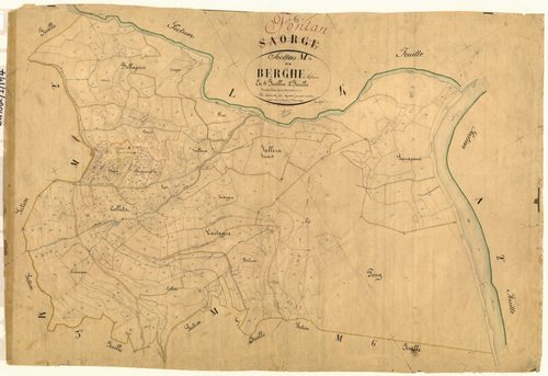 Berghe inférieur. - Plan de section, M4
