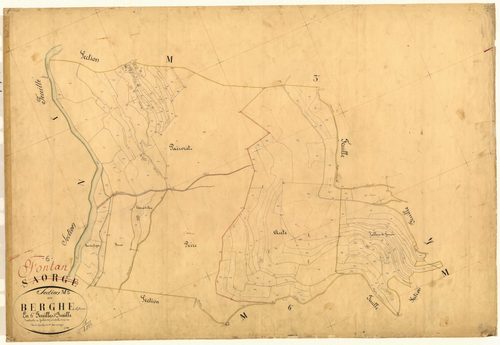 Berghe inférieur. - Plan de section, M5