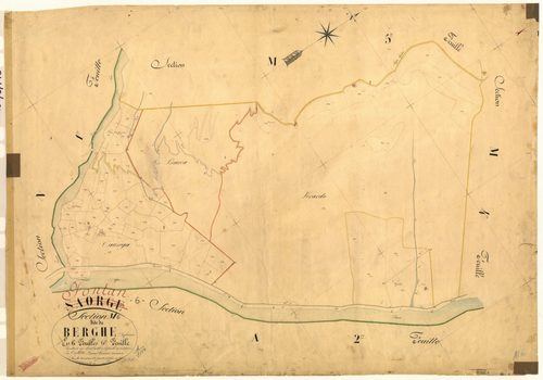 Berghe inférieur. - Plan de section, M6