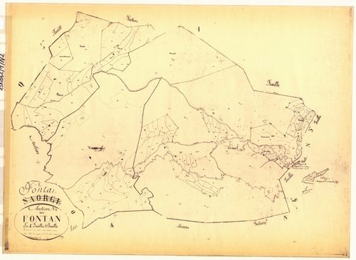 Fontan. - Plan de section, N2