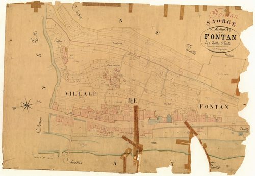 Fontan. - Plan de section, N3