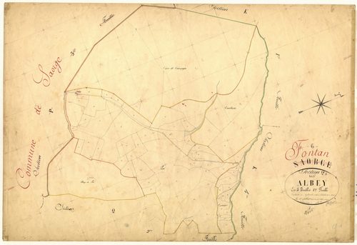 Albey. - Plan de section, Q1