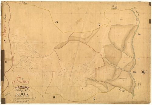 Albey. - Plan de section, Q3
