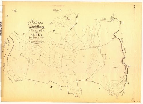 Albey. - Plan de section, Q5