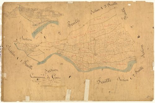 Gars et l'Adrech, Gars. - Plan de section, B1
