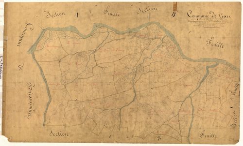L'Hubac, la Coste de l'Ooubrée. - Plan de section, C1