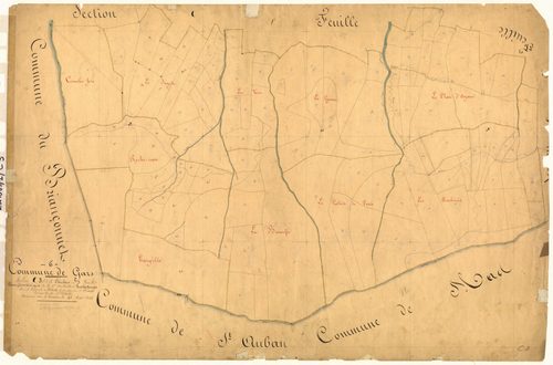 L'Hubac, Roche Rousse. - Plan de section, C3