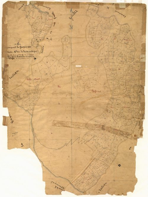 La Montagne. - Plan de section, A2
